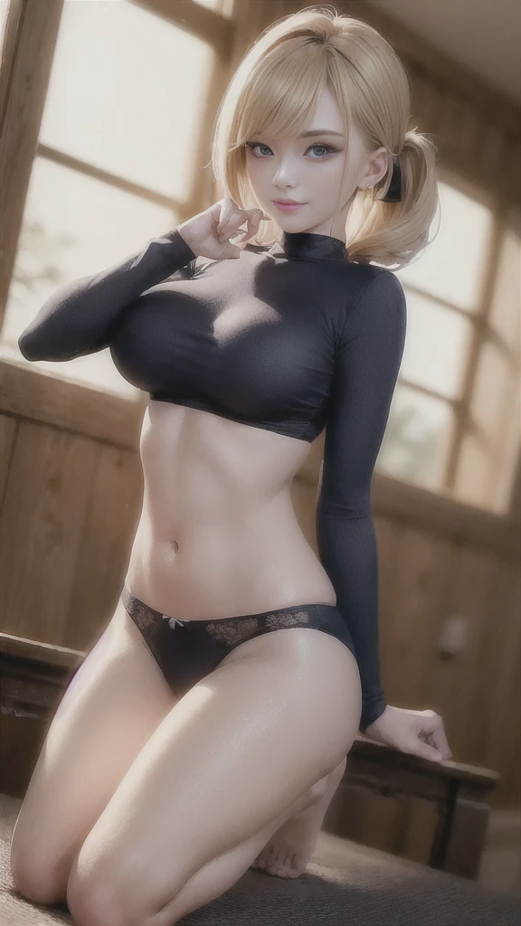 ((Best Quality, 8K, Masterpiece: 1.3)), 1girl, Slim Abs Beauty: 1.3, (Hairstyle Casual, Big Breasts: 1.2),sport wart, throng panties, Super Fine Face, Fine Eyes, Double Eyelids, Smile, Home, Full Body, Dynamic Angle, Close Up, CPL Filter, Blurry Background, Bokeh, Blue Hour
