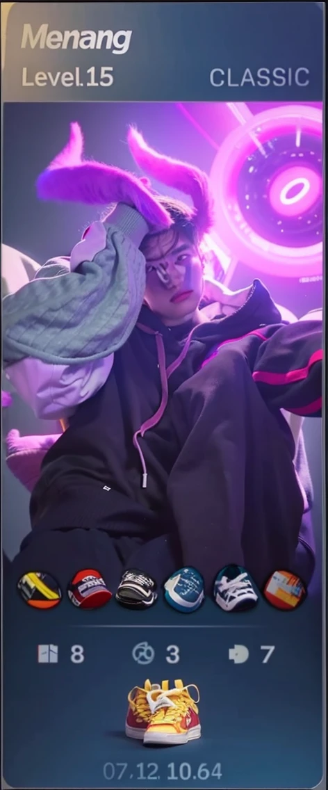 handsome boy,20yo,sneaker,sweater,