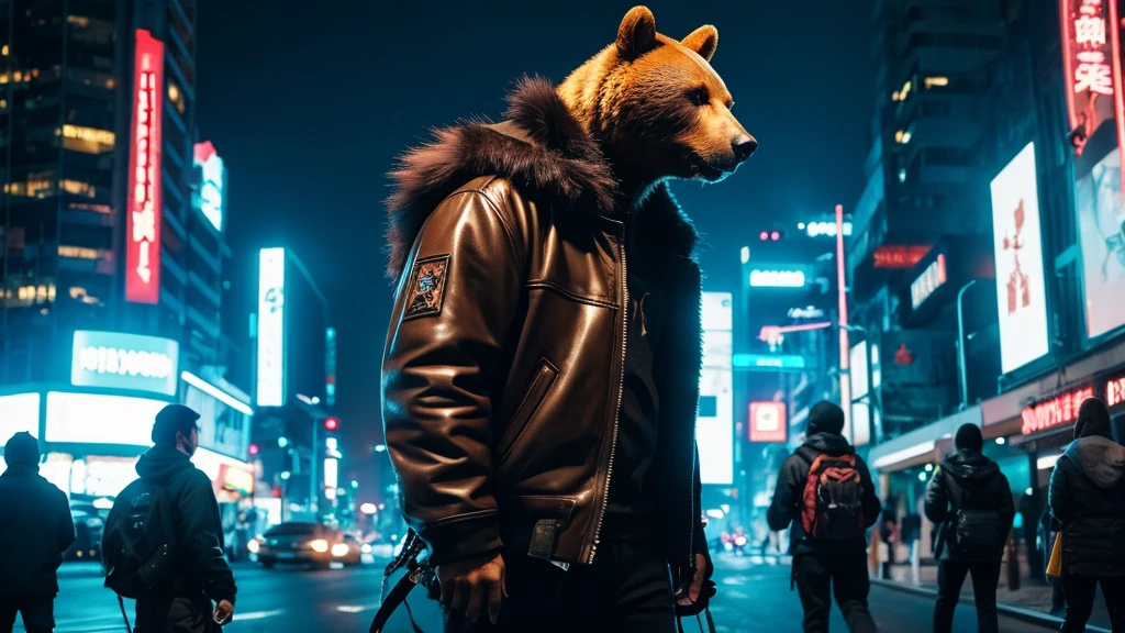 Cyberpunk Style:Ferocious Bear