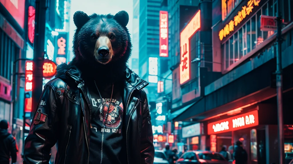 Cyberpunk Style:Ferocious Bear