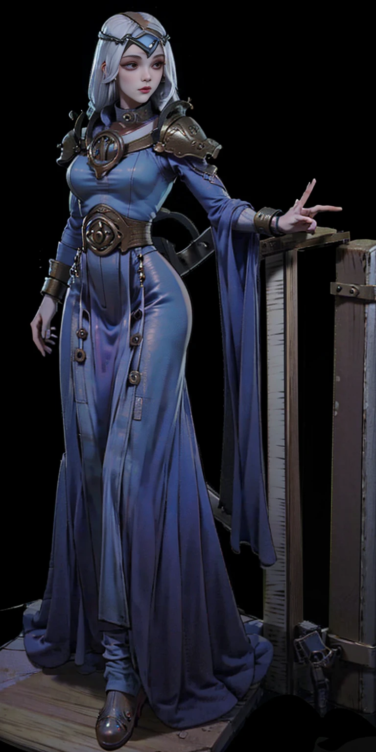 Content: Solo: gawr gura (1.8 - combining scores for "solo" and "gawr gura") Full body Standing Off shoulder Looking at viewer Bare shoulders Pale skin Body Description (ignore if irrelevant): Solo Female: Body: Tall and slim with an hourglass figure (1.0) Toned and muscular physique (1.0) Slender abs (1.0) Perfect anatomy (1.0) Style: Masterpiece (1.0) Best quality (1.0) Exquisite visuals (1.0) High-definition (1.0) Ultra detailed (1.0) Finely detailed (1.0) Hair Medium hair (1.0) White silver hair (1.0) Gradient blue (1.0) Other: Kawai (1.0) Loveliness (1.0) iron collar, arms behind back, iron cuffs, shackles, bound ((standing by wooden pole:1.2)) looking from above happy closed mouth