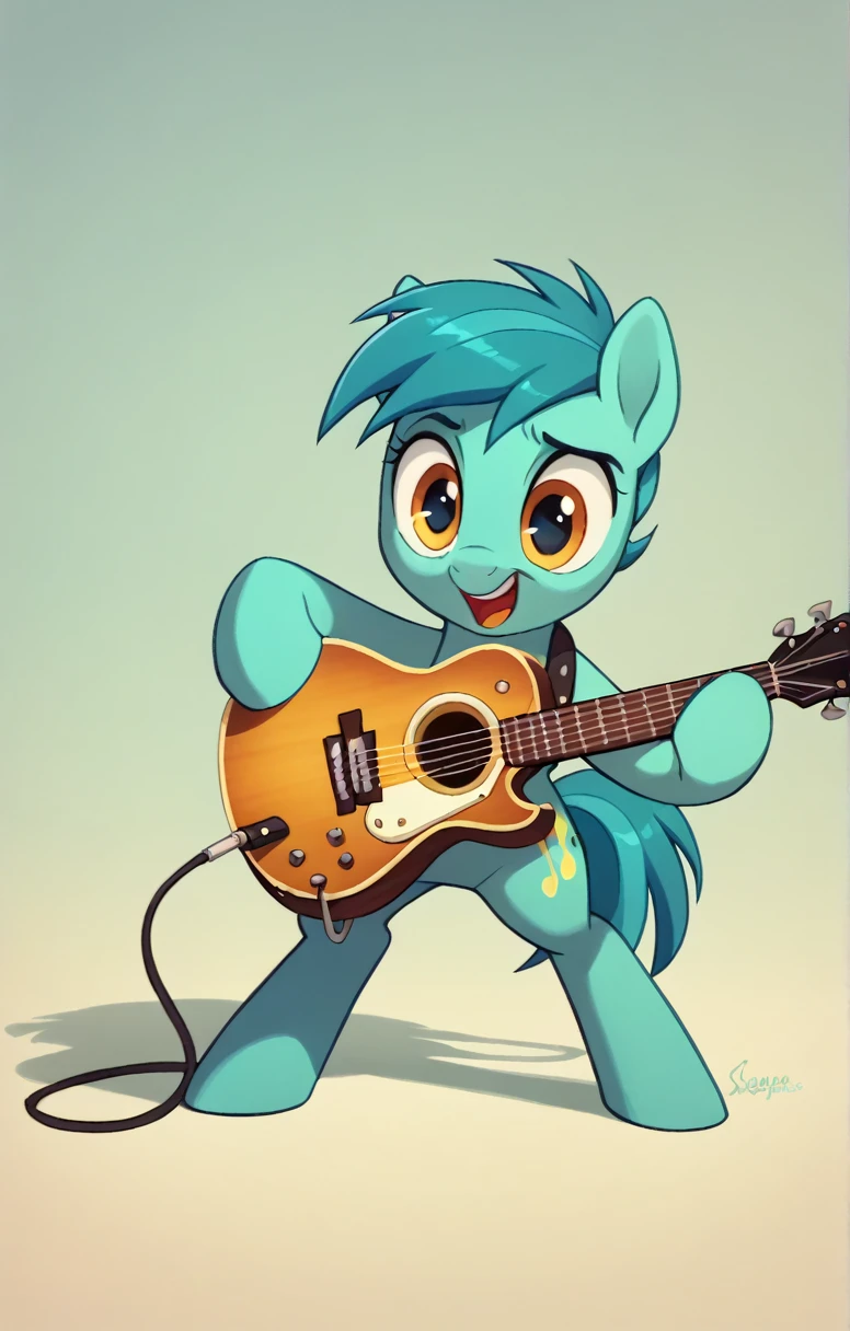 Strings of a guitar being played softly, in a peaceful nighttime setting.