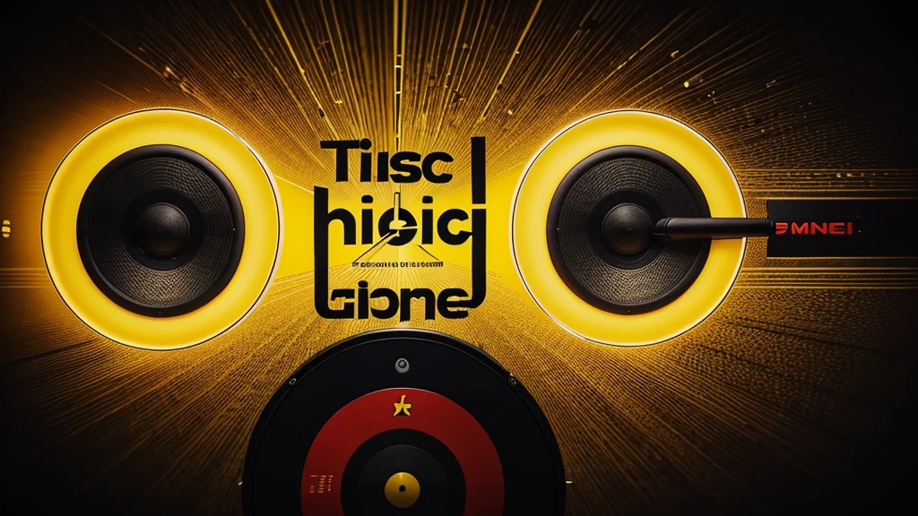 Music thumbnail image "Türkçe Pop Remix 2024". 24/7. Türkçe Pop Remix 2024 text above the image, using a bold and eye-catching font, the color contrasts with the background for easy reading. 24/7: Place this text in the middle or just below the main text, use a smaller font and appropriate color. and at the bottom is the "Türkçe Remix" channel logo. Neon yellow background to create a dynamic feeling. Place a microphone or speaker image in the center or one side of the image to create emphasis. Ambient lighting or bokeh effects to highlight the main image. Add moving lines or sound wave effects for added excitement. Add symbols such as music notes and records to enrich the image.