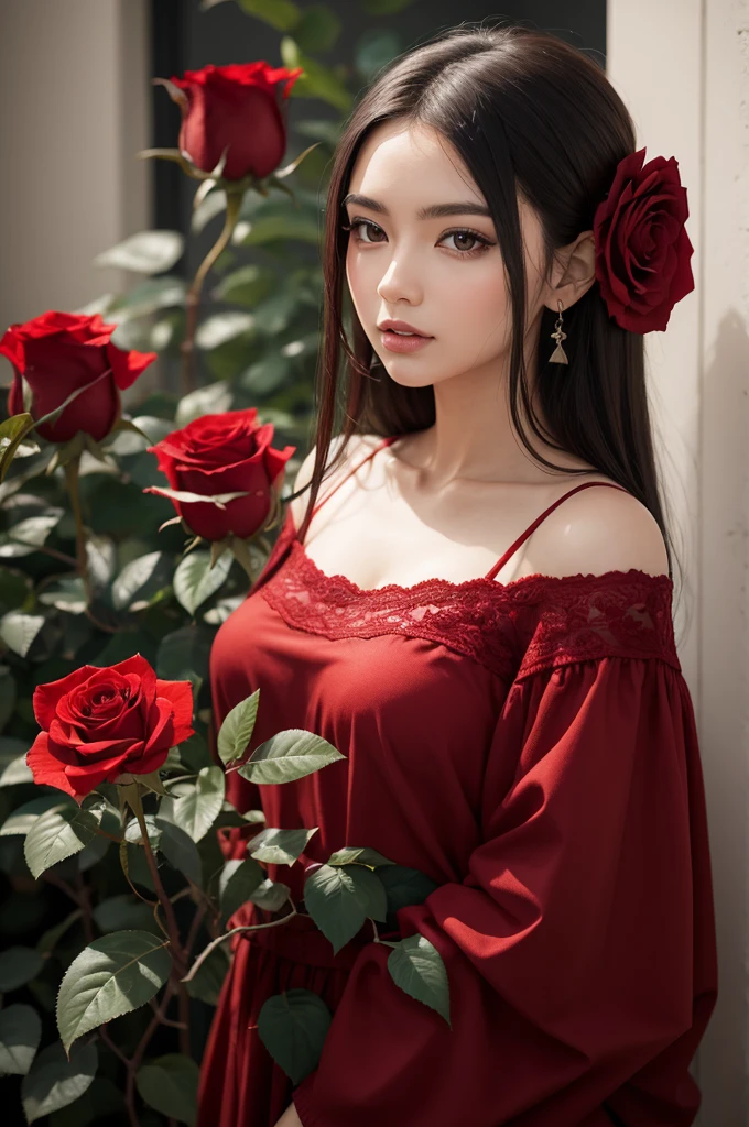 red rose 