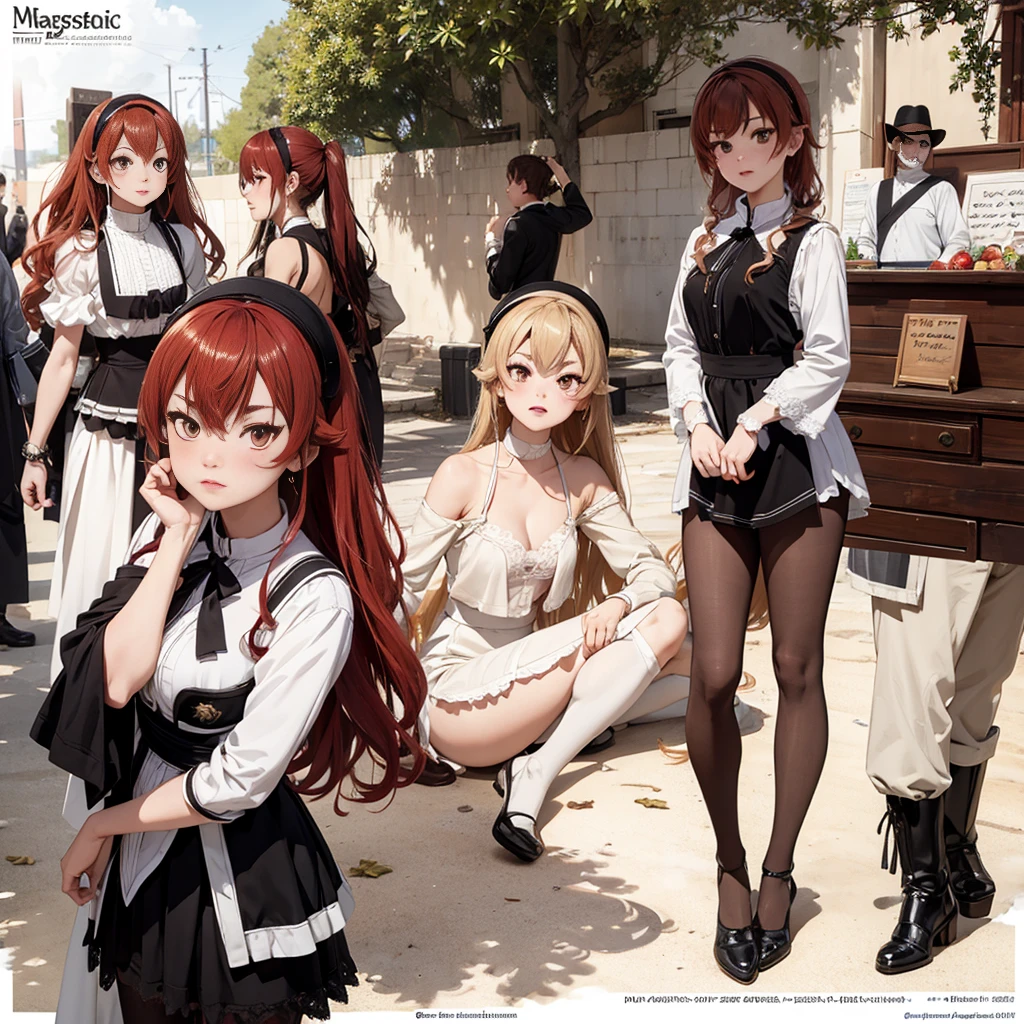 ((Masterpiece, Highest quality)), Detailed face, CharacterDesignSheet,full bodyesbian, Full of details, Multiple poses and expressions, Highly detailed, Depth, beuaty girl,Lace,lacepantyhose, High Balance, suns,Natural light,White and gold,armor