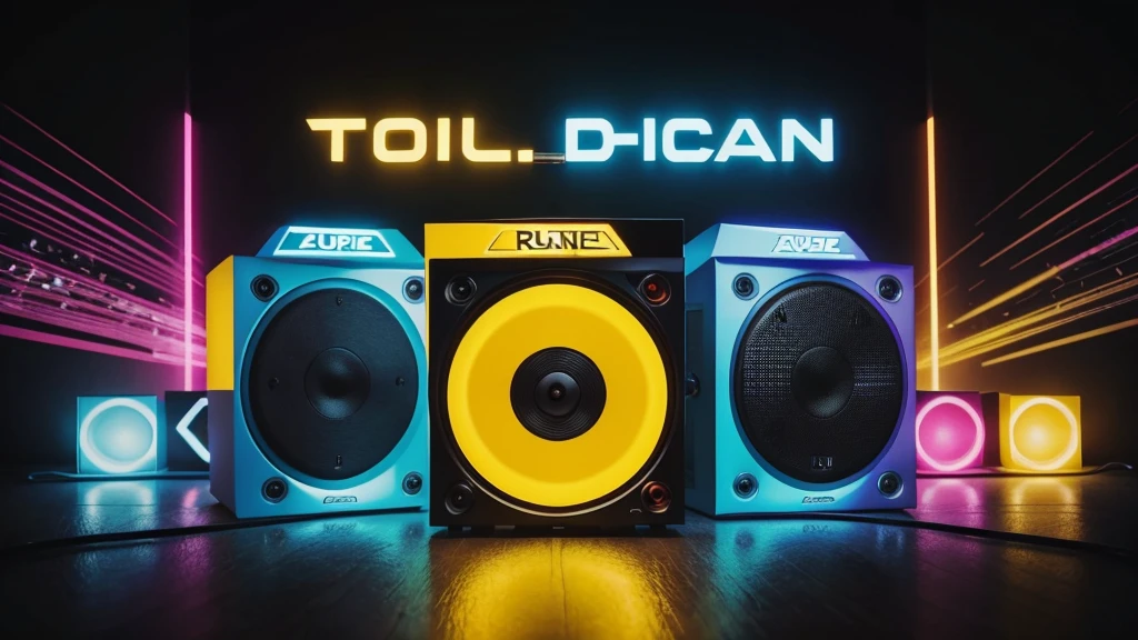 Music thumbnail "Türkçe Pop Remix 2024 24/7". The text "Türkçe Pop Remix 2024" above the photo uses a bold, eye-catching font, and the color contrasts with the background for easy readability. "24/7" Place this text in the middle or just below the main text, using a smaller font and appropriate color. and at the bottom is the "Türkçe Remix" channel logo. Neon yellow background creates a dynamic feeling. Place the microphone and speaker image in the center or one side of the image to create emphasis. Ambient lighting or bokeh effects to highlight the main image. Add motion paths or sound wave effects for added excitement. Add symbols like musical notes and records to enrich the image.