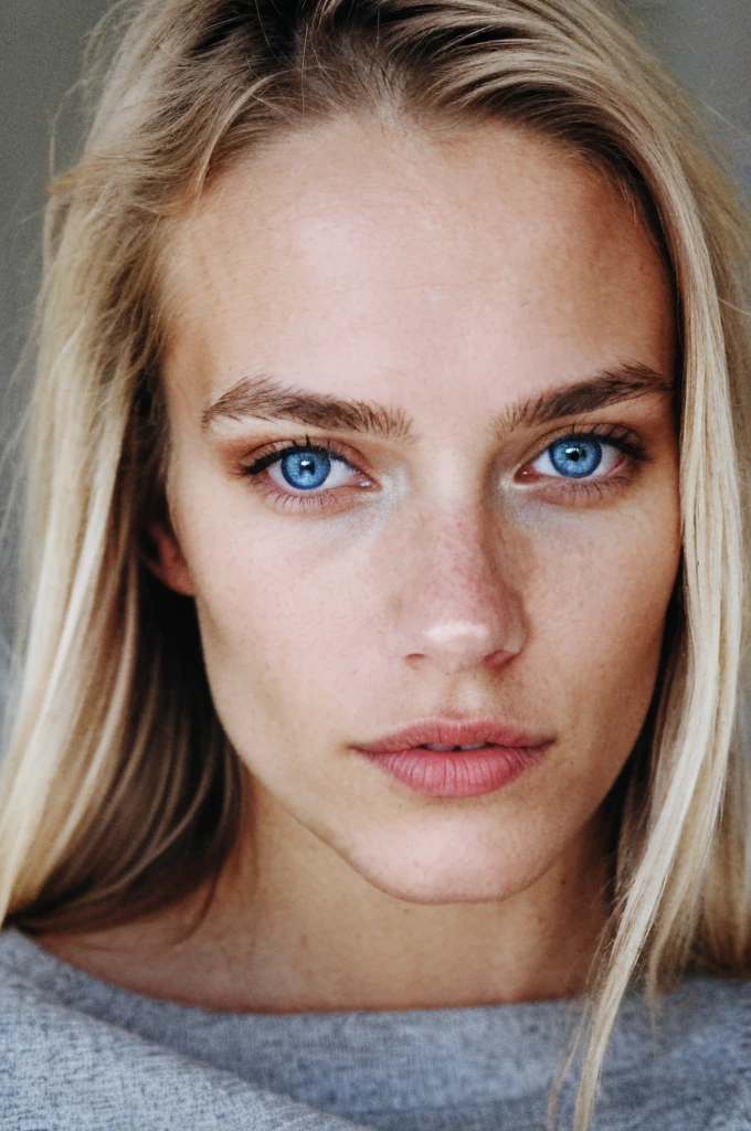 Photograph, photo of a beautiful woman, Selfie, haut du corps, bare, porter un sweat à capuche, inside, (nuit), joyeux, blissful, blond hair, blue eye, finlandais, regarder le spectateur, Texture de la peau, grain photo, toe, bysty, amoutanteth, Photo brute