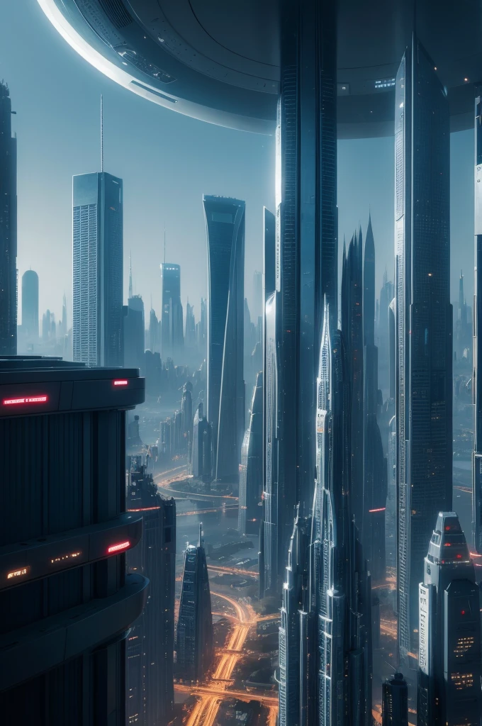 Create futuristic city