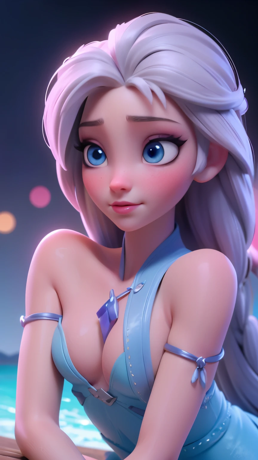 Elsa, (perky breasts), (((small breasts))), affected smile:1.2, beautiful blue eyes, (perfect iris), depth of color in your eyes, by rubio, wide, braid, full lips, blush, naked, She is showing her vagina, depth of field, bokeh, (Special attention to leather details.: 1.2), Masterpiece, Best Quality, ultra detailed, ultra hd, photorealistic, cinematographic, ((Medium camera shot)), sensual pose, seductive, nipples:1.4, looking to the camera, closeup of his face, her cheeks are blushed, 22 years, she is on her knees, eye contact:1.4, Angle elevation:1.5, ((Closeup on face)), Perfect face, (((visible breasts))) bokeh everything other than her Perfect face, The location is Arendelle in winter., ice castle