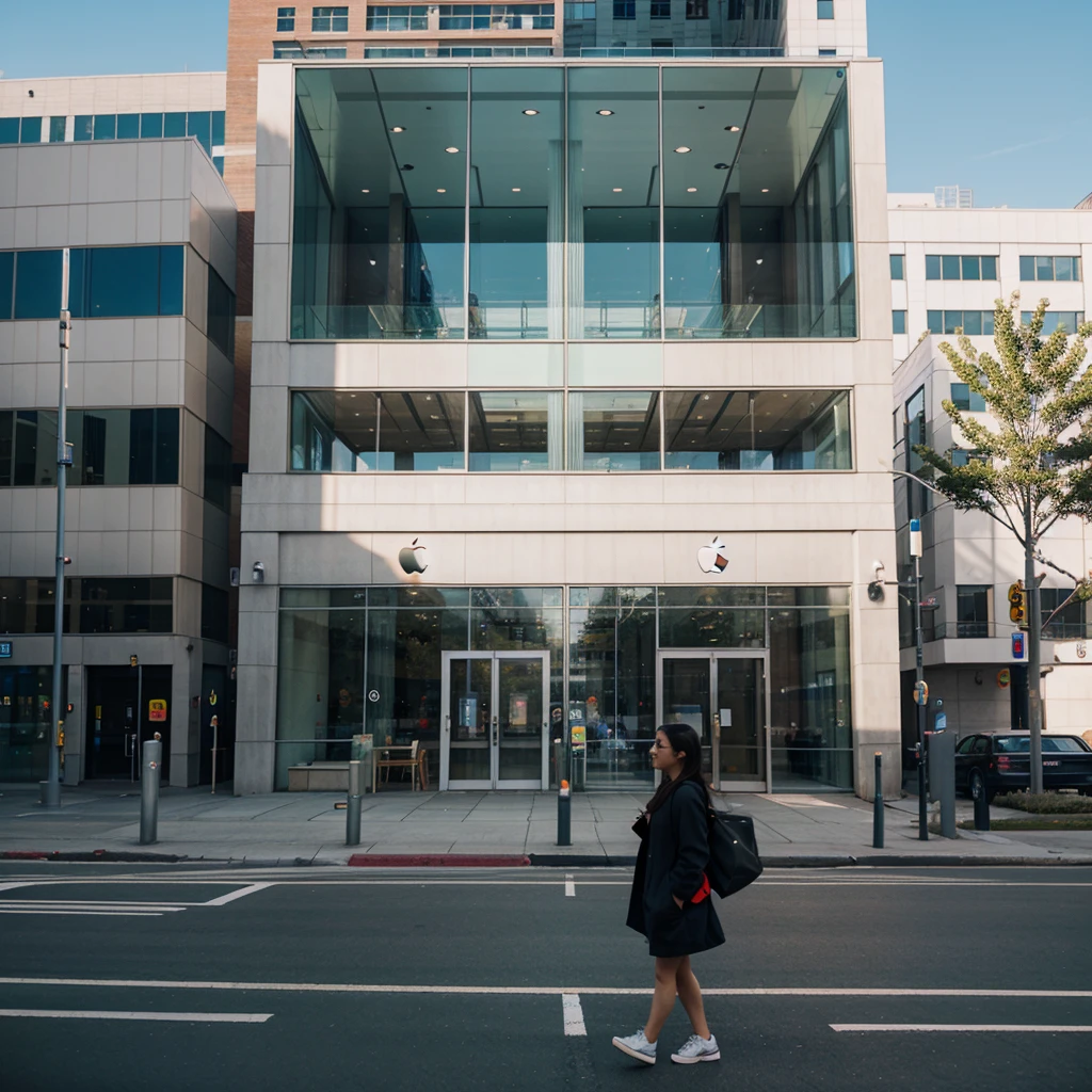 Apple company near seaport