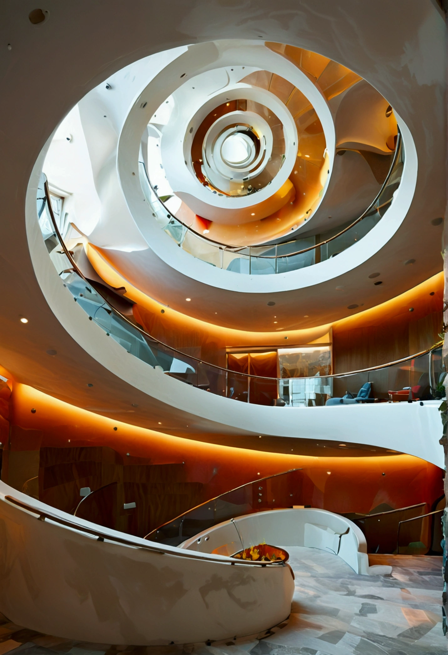 Spiral hotel design