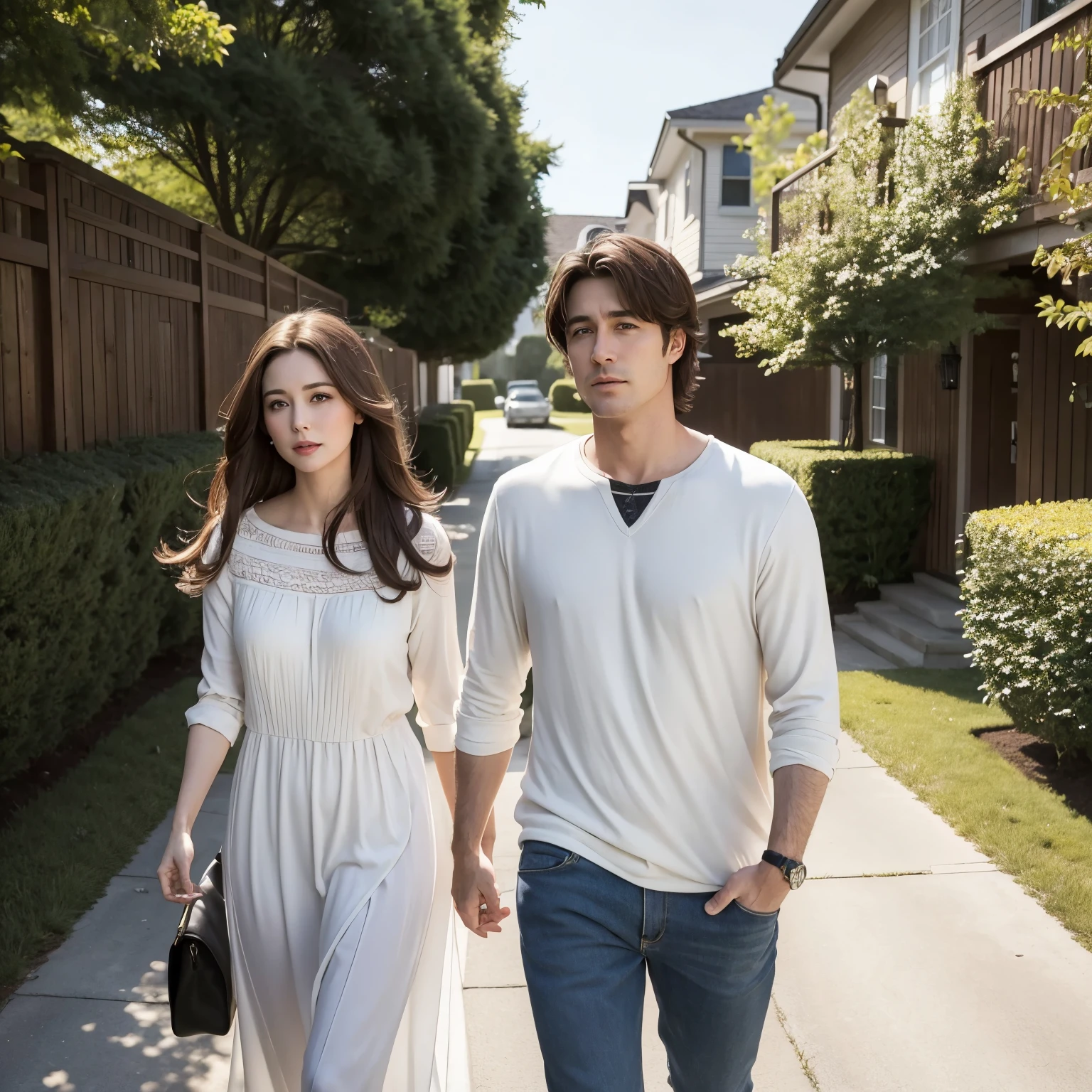 In a quiet, picturesque neighborhood, Mary, a woman with brown hair and expressive eyes, and john, a man of medium height with dark hair and an initially tired look, lived together as a couple who, in everyone's eyes, parecia perfeito. Ao longo dos anos, they became an example of complicity and love, até que recentemente Mary começou a perceber mudanças sutis em João: distance, less frequent smiles and an aura of concern.