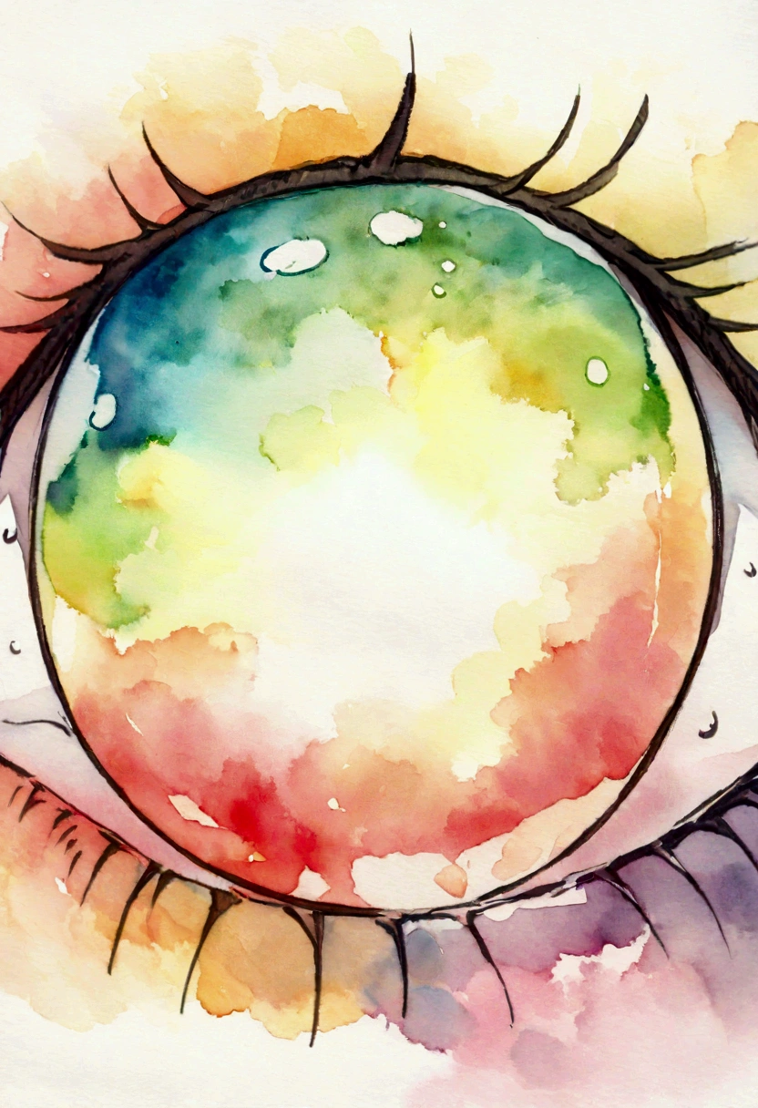 Dazzling Sun Picture books Watercolor