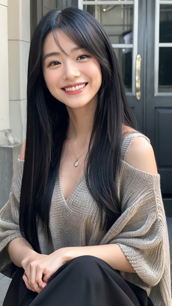 ActressSmileBlack hairModernBeautiful