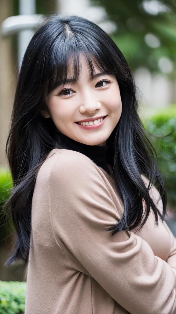 ActressSmileBlack hairModernBeautiful
