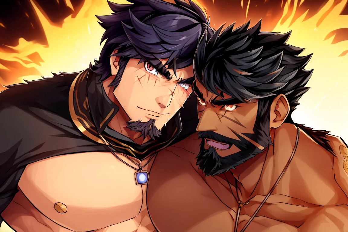 1boy,akiha_gongen_(housamo),bandaid,bandaid_on_arm,bandaid_on_face,bandaid_on_nose,bara,black_gloves,black_hair,blurry,blush,bokeh,burn_scar,character_name,dark-skinned_male,dark_skin,depth_of_field,dog_tags,facial_hair,gloves,goatee,hand_on_own_head,horns,huge_eyebrows,large_pectorals,looking_at_viewer,male_focus,multicolored_hair,muscular,muscular_male,mystar21,pectorals,scar,scar_on_arm,scar_on_face,shirt,short_hair,sideburns_stubble,signature,single_horn,smile,solo,stubble,tokyo_afterschool_summoners,two-tone_hair,upper_body,white_hair,white_shirt, best quality, masterpiece, nai3