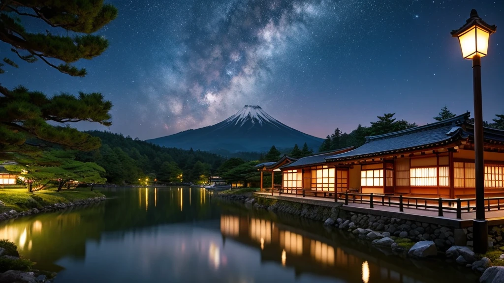 Background only、Fantastic landscapes of Japan、night、nature