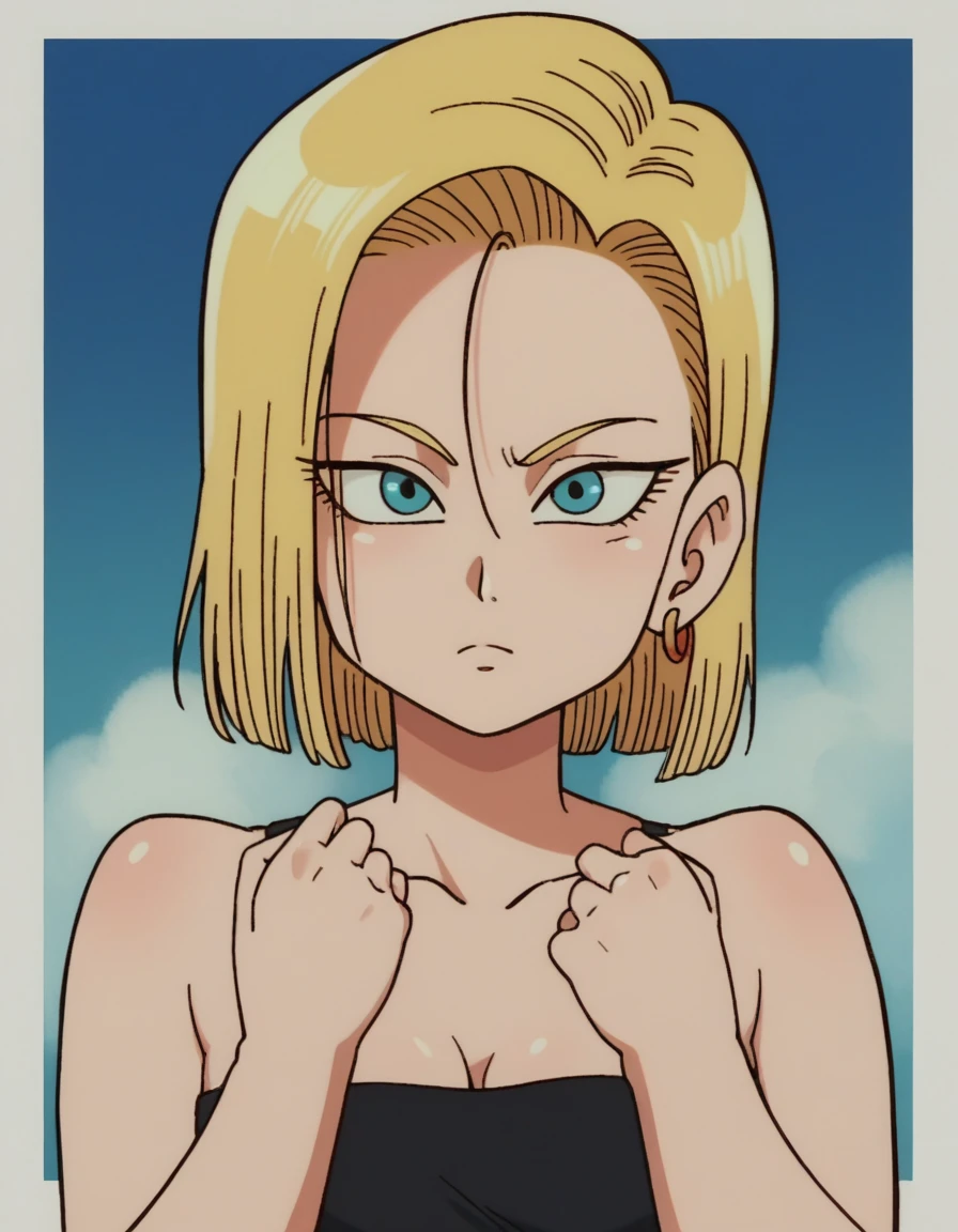 zPDXL, score_9, score_8_up, score_7_up, source_アニメ,
1girl, 独奏, drgbls1, android 18