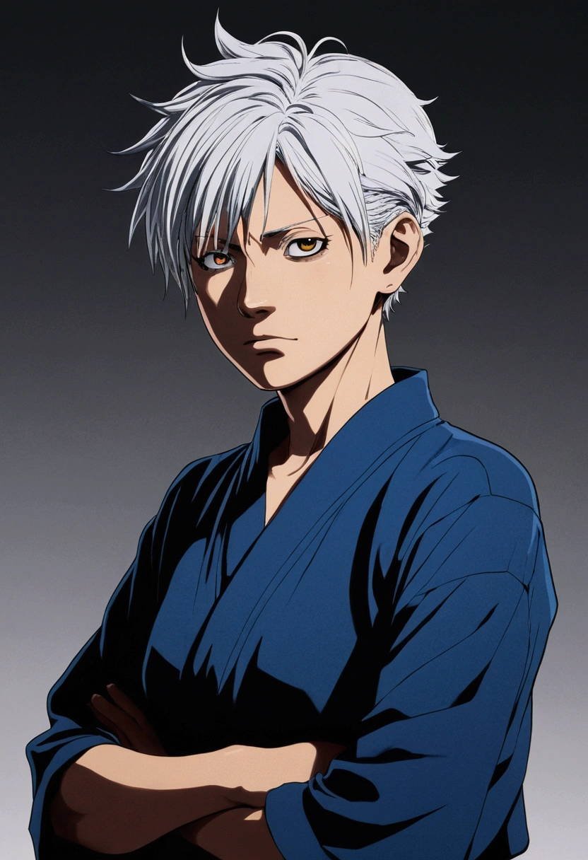 2D Gojo Satoru from Jujutsu Kaisen is the female version.