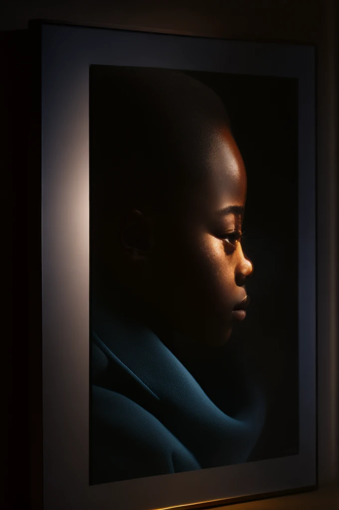 Highest quality, masterpiece, Ultra-high resolution, (Realistic:1.4), RAW Photos, In the Dark, Deep Shadow, Modest, Cold Light,