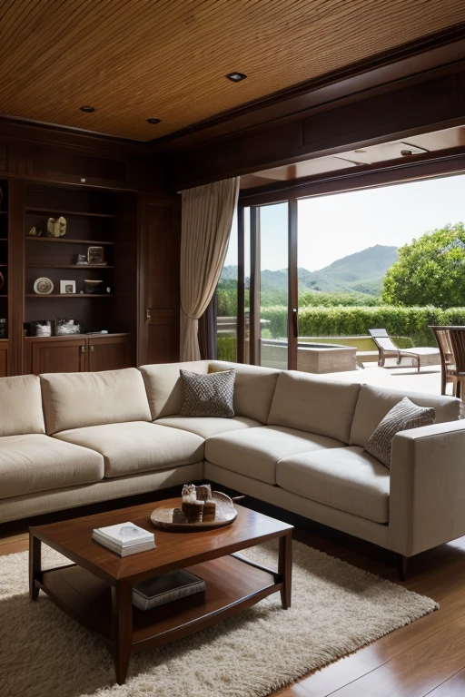 Luxury House、living room