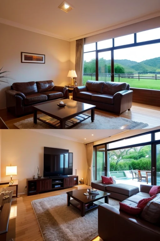 Luxury House、living room