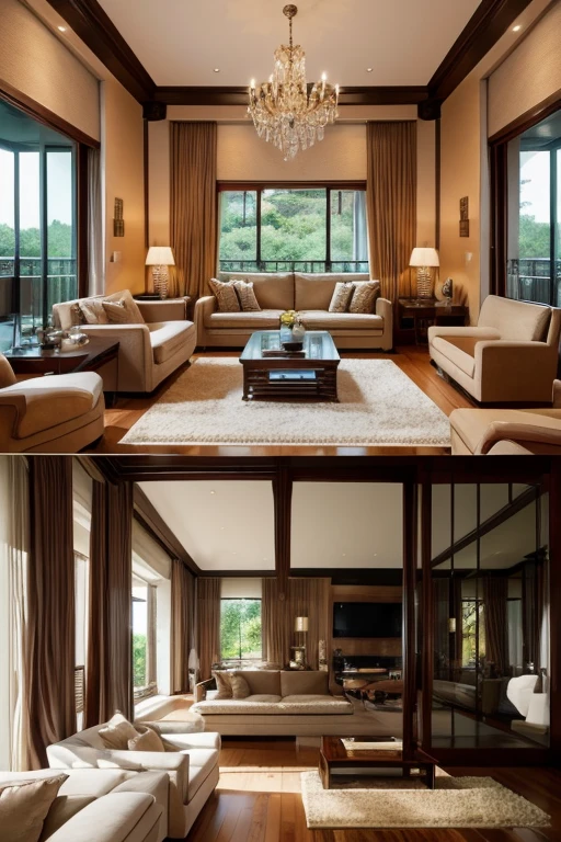 Luxury House、living room