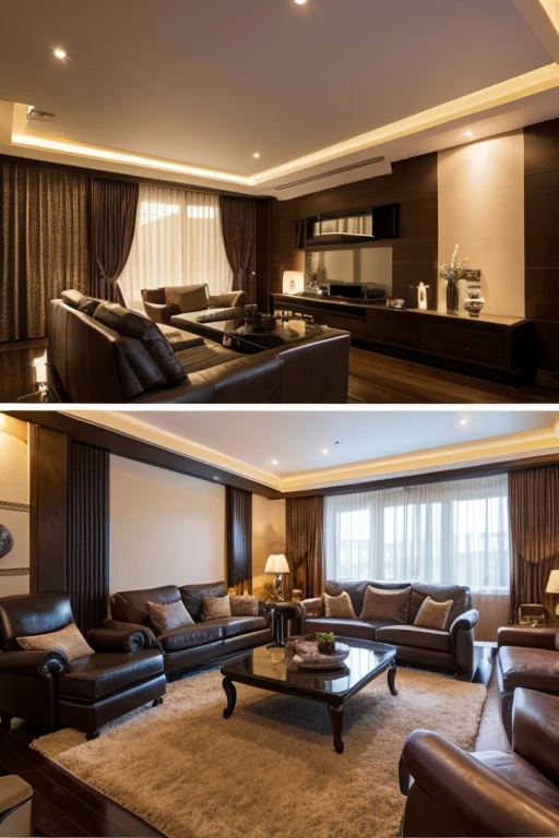 Luxury House、living room
