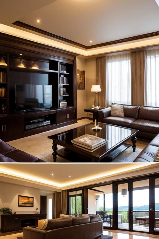 Luxury House、living room