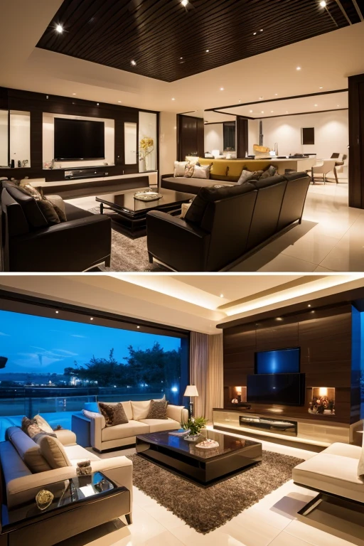Luxury House、living room
