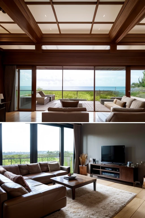 Luxury House、living room