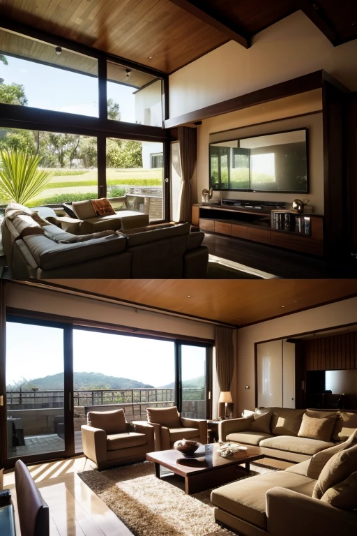 Luxury House、living room