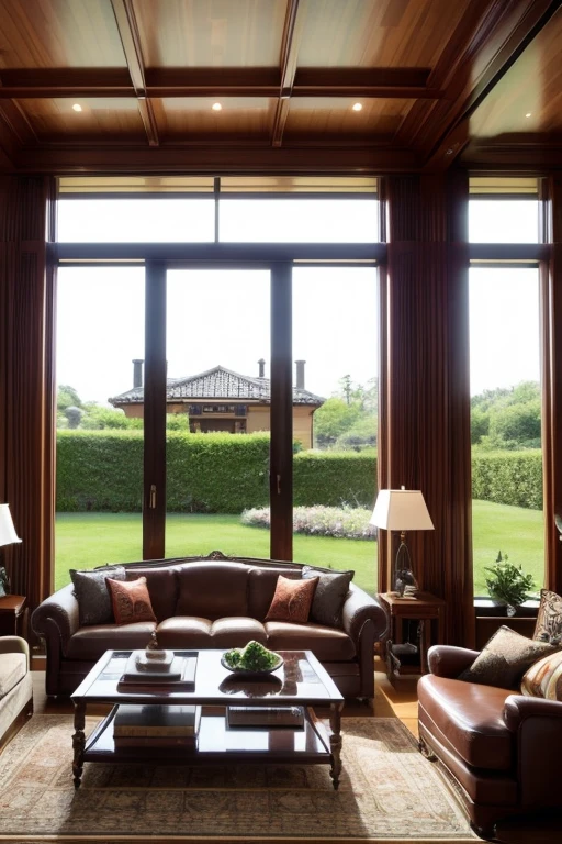 Luxury House、living room