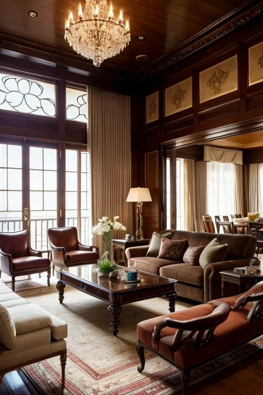 Luxury House、living room
