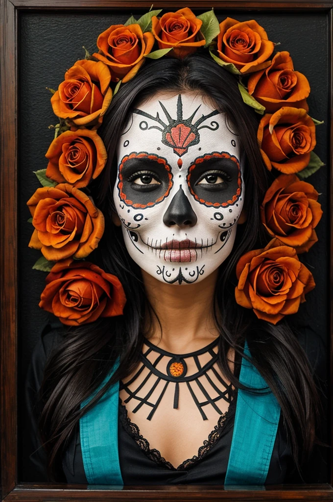 day of the dead canvas