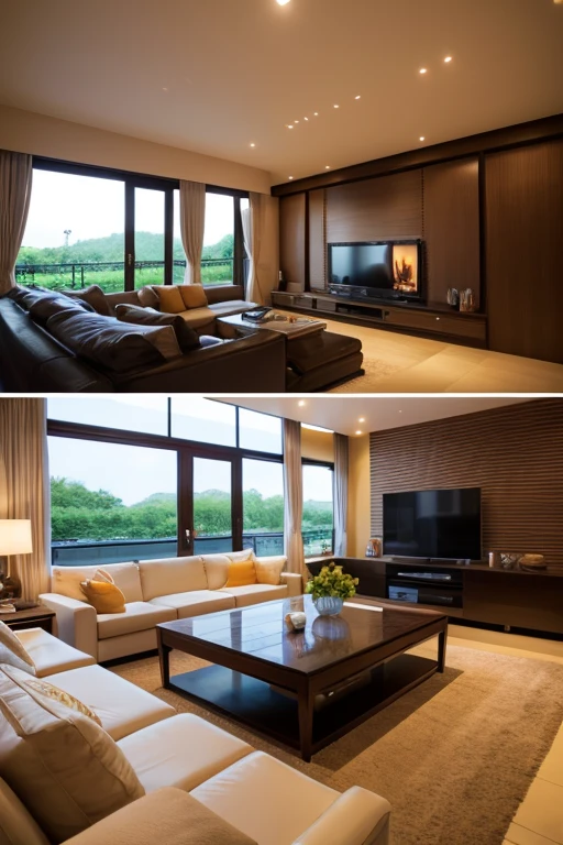 Luxury House、living room