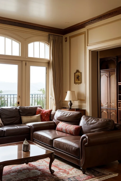Luxury House、living room