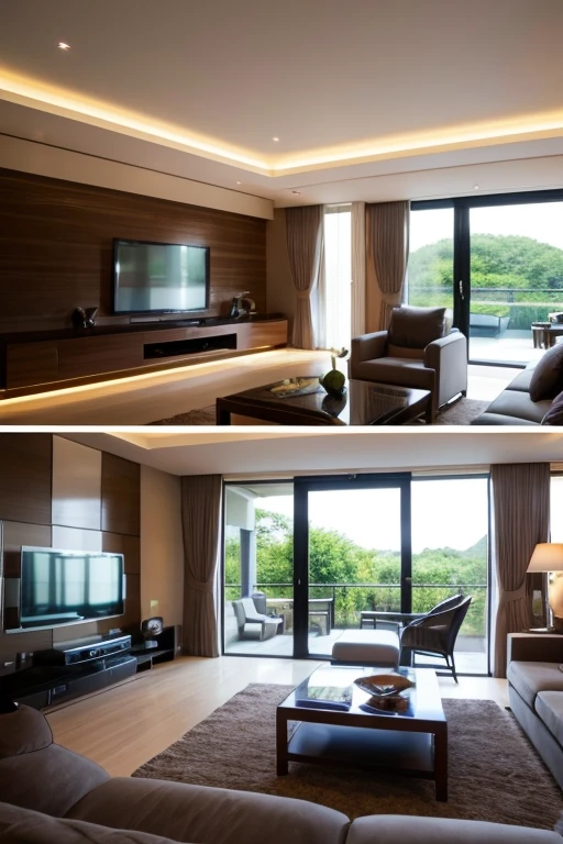 Luxury House、living room