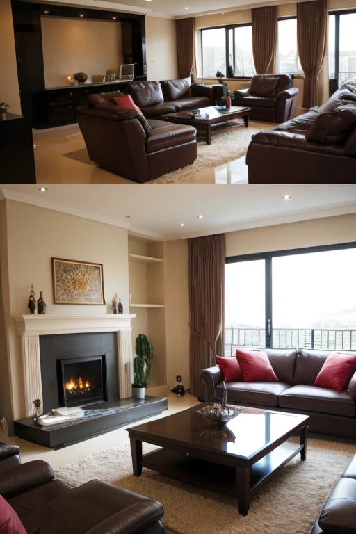Luxury House、living room