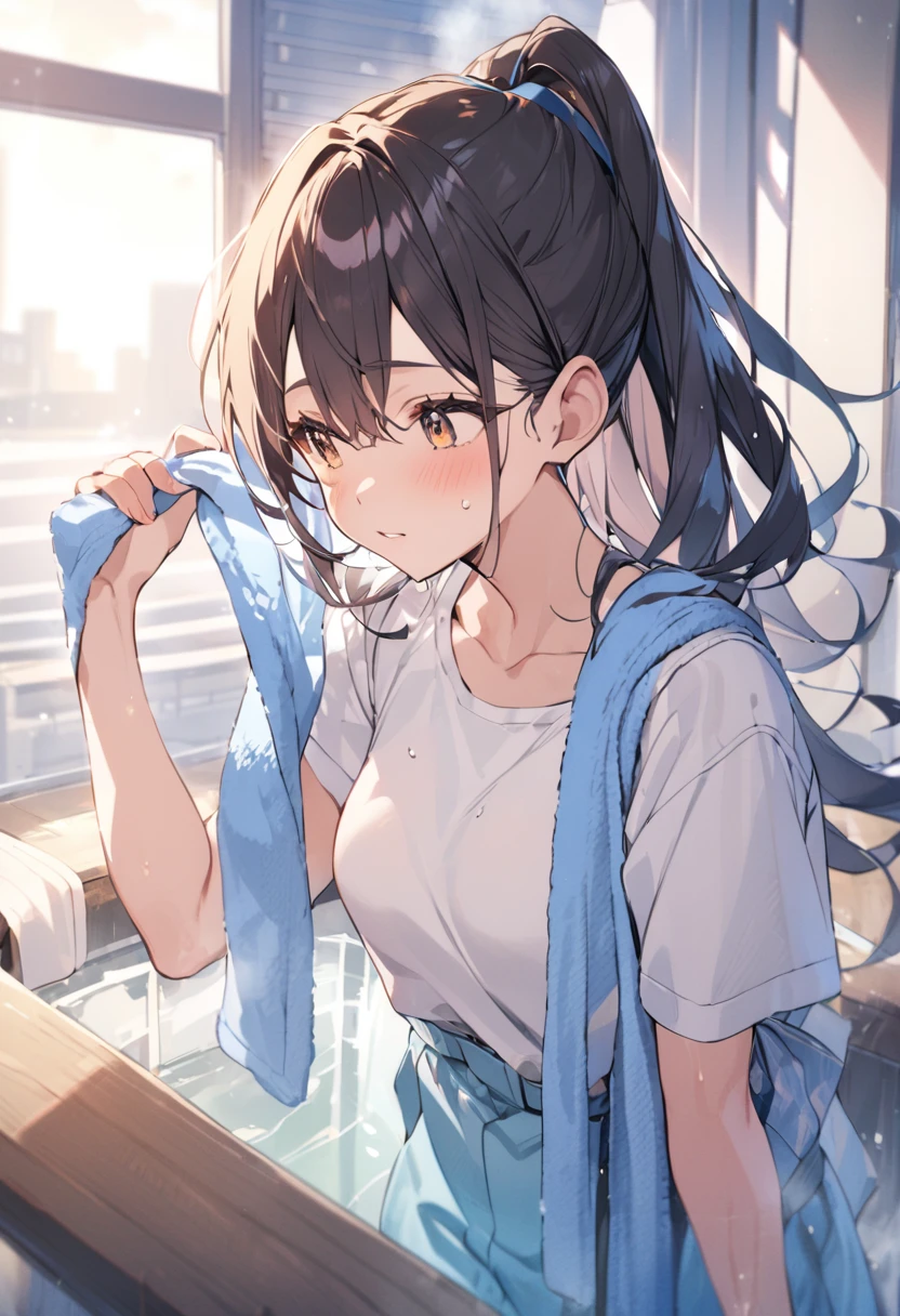  Use of cooling towels