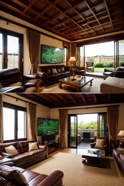 Luxury House、living room