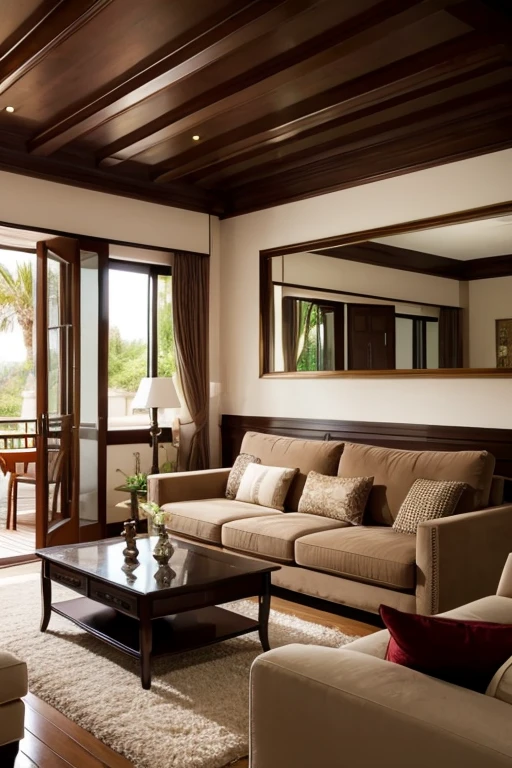 Luxury House、living room