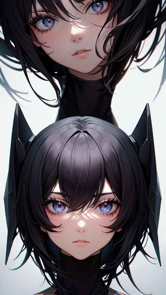 Bblack hair, Surrealism, 8K, super detaill