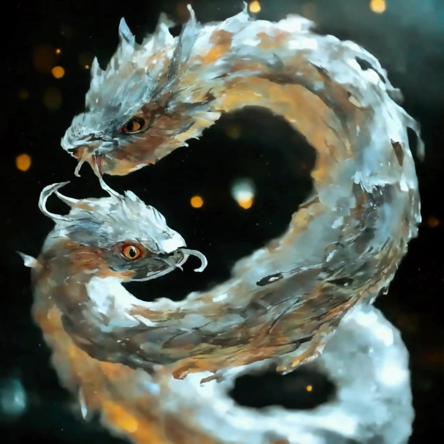 Ouroboros,Mythical creatures,A snake circles and eats its own tail,Infinite Shapes