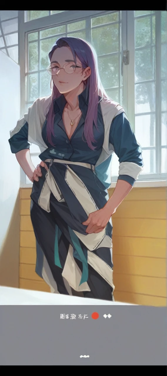 Put breasts and changed clothes
