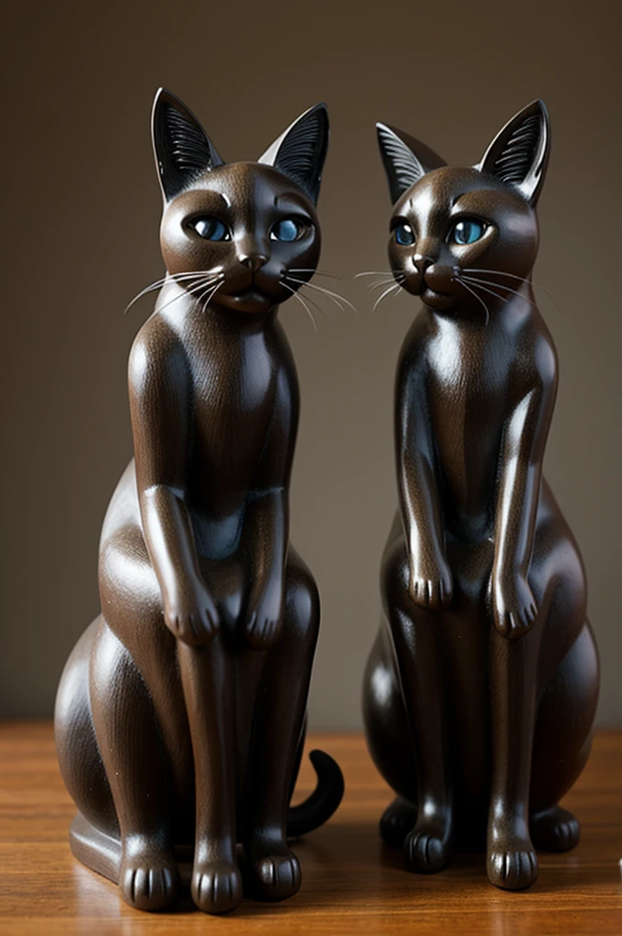 Sculpture Siamese cat 