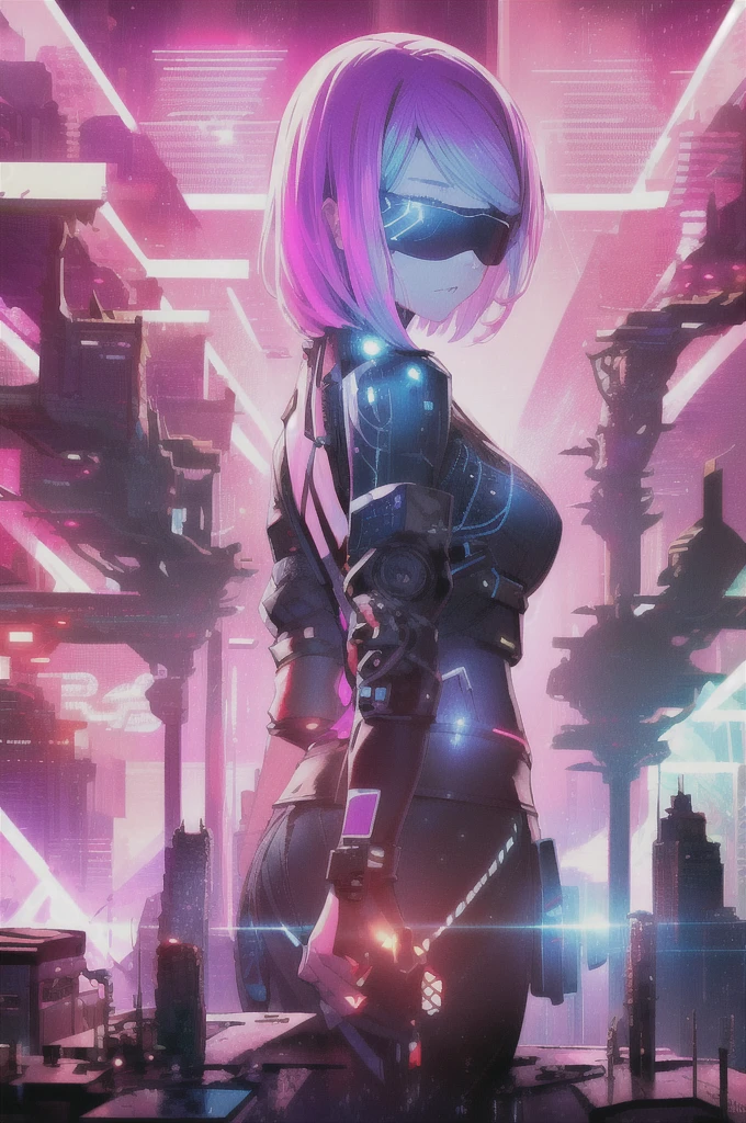 Anime girl with pink hair and a futuristic helmet with lasers, Cyberpunk Anime Girl mech, digital Cyberpunk anime art, Anime Cyberpunk art, Digital Cyberpunk - Anime Art, Cyberpunk Anime Girl, Cyberpunk anime art, female Cyberpunk Anime Girl, Cyberpunk art style, cute Cyborg Girl, Cyborg Girl, Best anime 4k konachan wallpaper, Cyberpunk themed art, Anime Cyberpunk