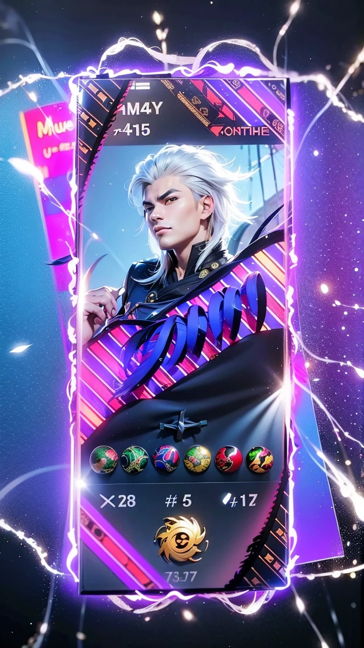 masculine male, masterpiece, ((perfect eyes)) best quality, (semirealism:1.9), beautiful lighting, (extremely detailed CG unity 4k fhd wallpaper), High Detail, Sharp focus, dramatic outdoors, 1 boy ,19 years old, white hair, light purpel eyes, smile.