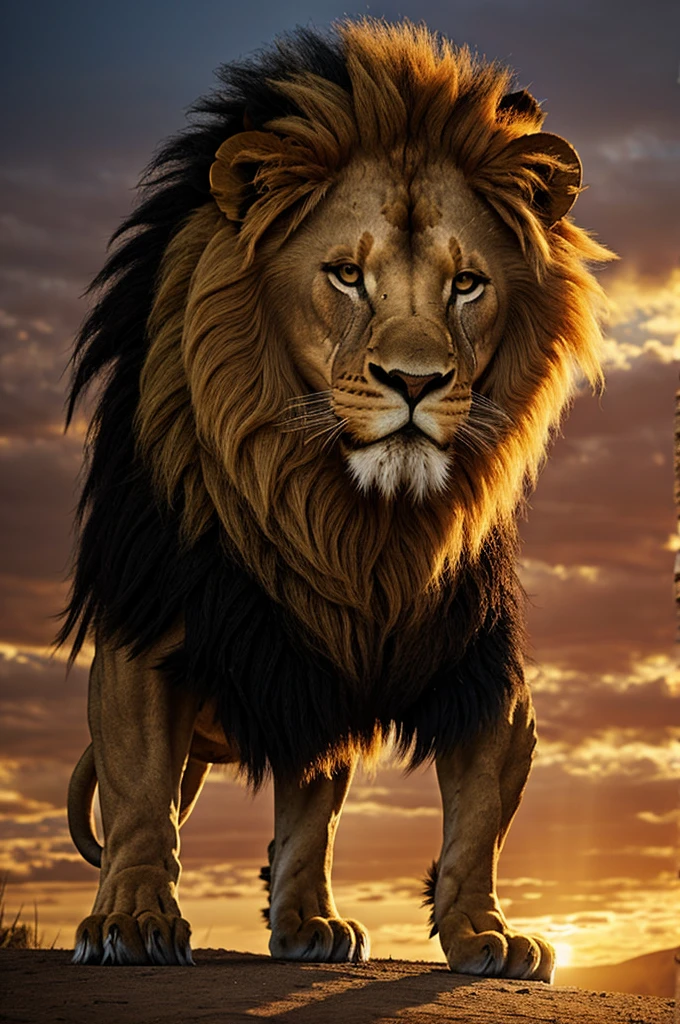 A monster lion warrior