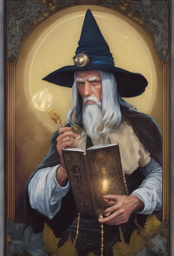 The magician (TAROT) full details, realistic, magical style (witch theme)
